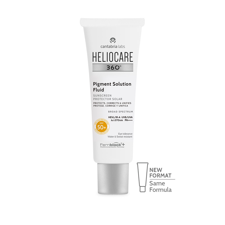 Kem chống nắng Heliocare Pigment Solution Fluid SPF 50+ hiệu chỉnh sắc tố trên da mẫu mới