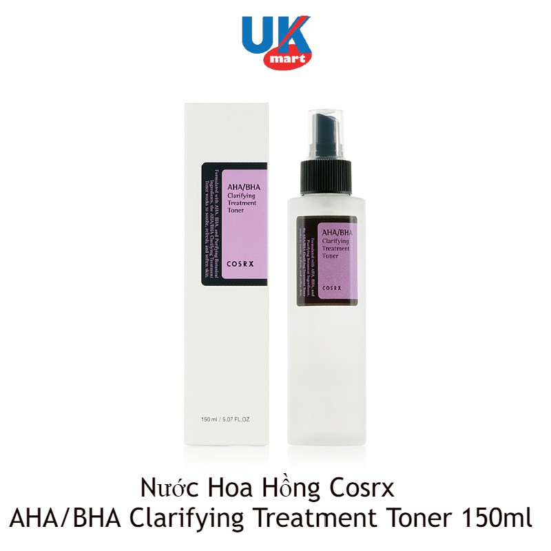 Nước Hoa Hồng Cosrx AHA BHA Clarifying Treatment, Centella Water Acohol Free Toner 150ml | BigBuy360 - bigbuy360.vn