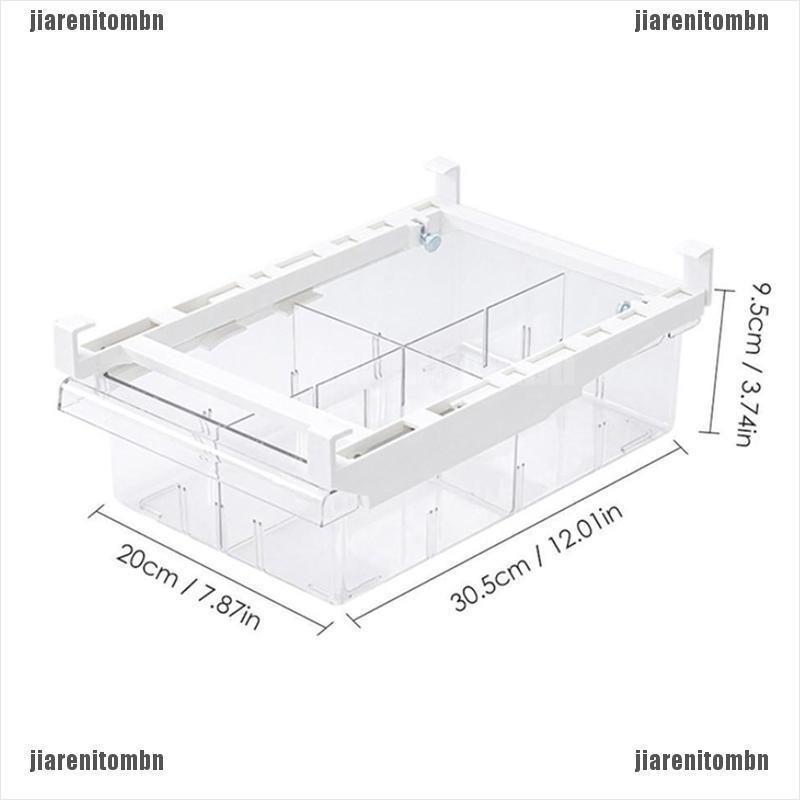 Khay Nhựa Trong Suốt Đựng Thực Phẩm 1 / 4 / 8 Ngăn Tiện Dụng Cho Tủ Lạnh