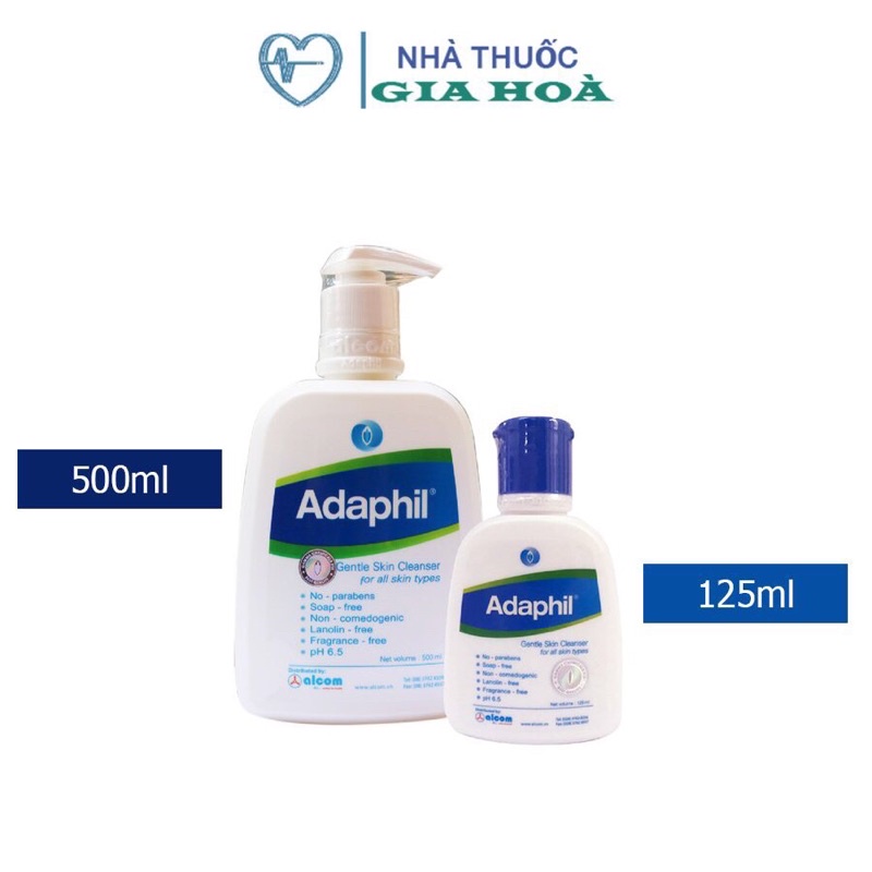 Sữa rửa mặt và toàn thân chuyên dụng cao cấp Adaphil (Gamma)