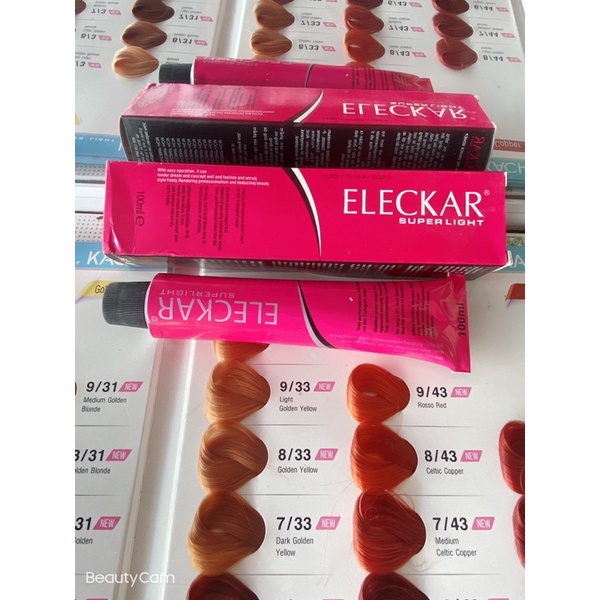 THUỐC NHUỘM TÓC ELECKAR TONE MÀU THỜI TRANG XÁM KHÓI ĐỎ TÍM XANH DƯƠNG TÍM MAU LÊN MÀU TẶNG GĂNG TAY