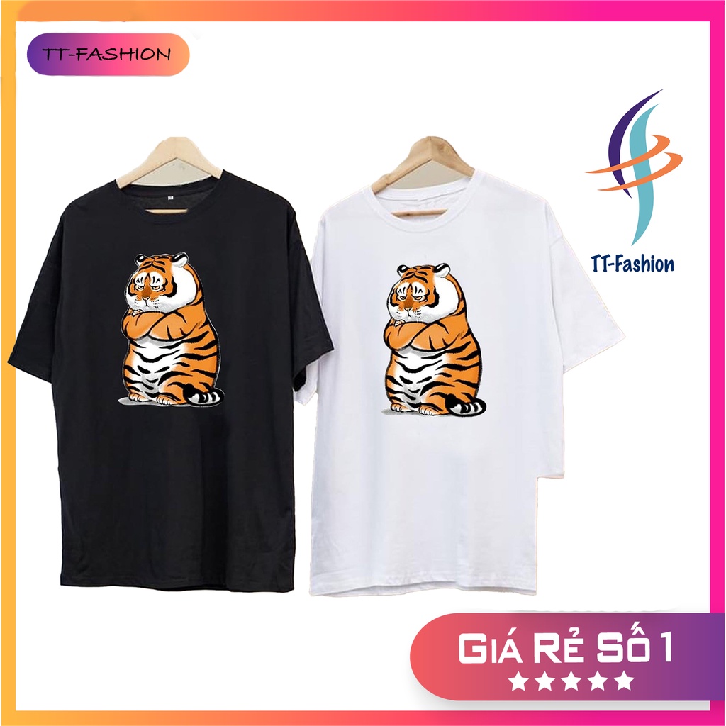 Áo thun nam nữ unisex hình in sắc nét siêu dễ thương chất thun cotton thấm hút mồ hôi tốt AT211