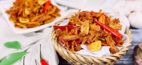 Khô gà bơ tỏi Sutin