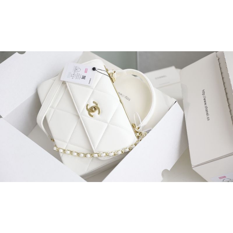 Túi xách nữ C.N top handle da lambskin 100% sz24cm lót da đỏ kèm code chip fullbox vip 2 lớp nguyên seal