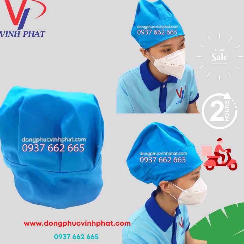 Mũ Đầu Bếp Chuyên Nghiệp Nón Giáo Viên làm Bếp