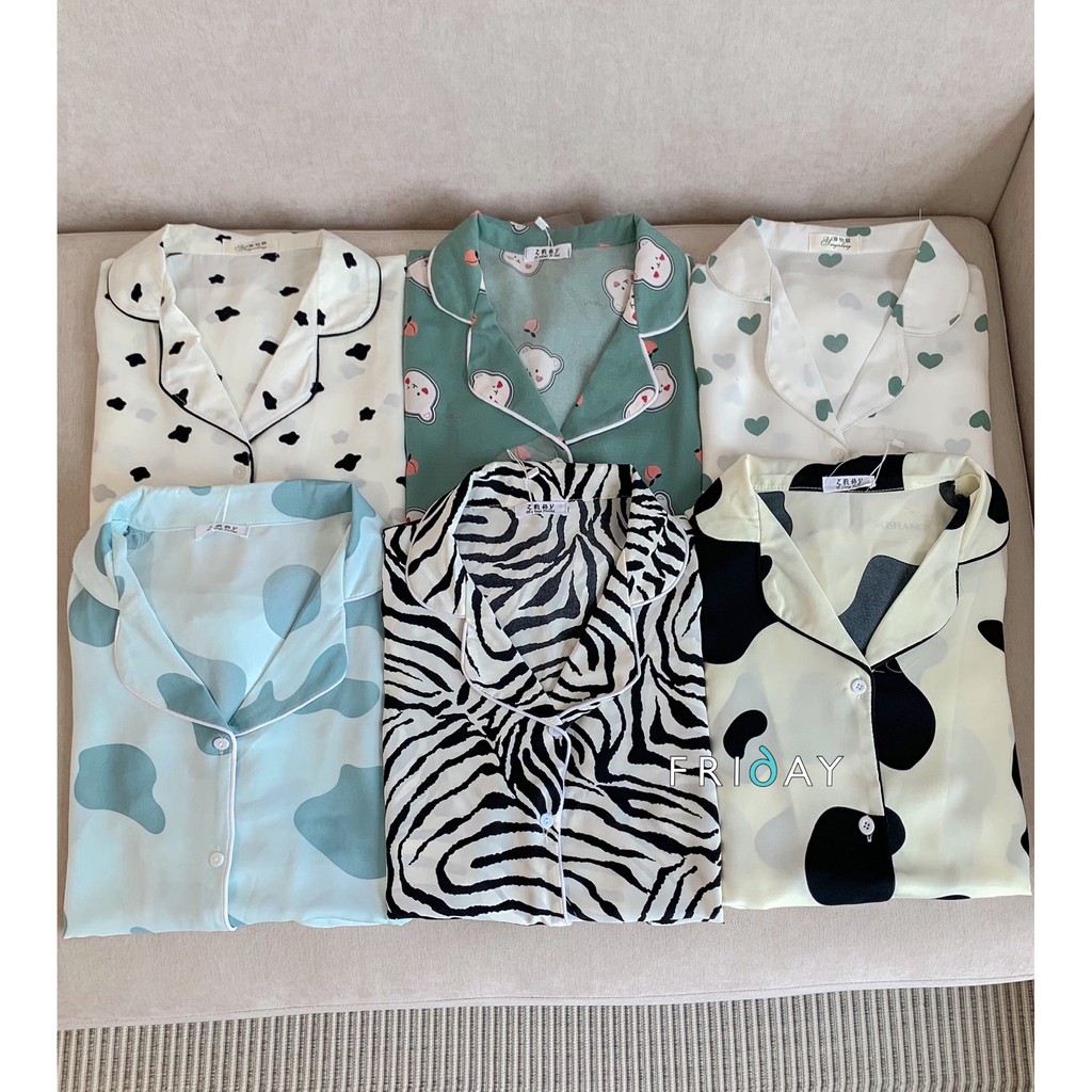 Bộ đồ ngủ pijama hình hoạ tiết đáng yêu Friday | BigBuy360 - bigbuy360.vn