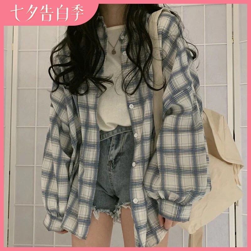 Áo sơ mi kẻ ullzang oder taobao HÀNG KHÔNG CÓ SẴN