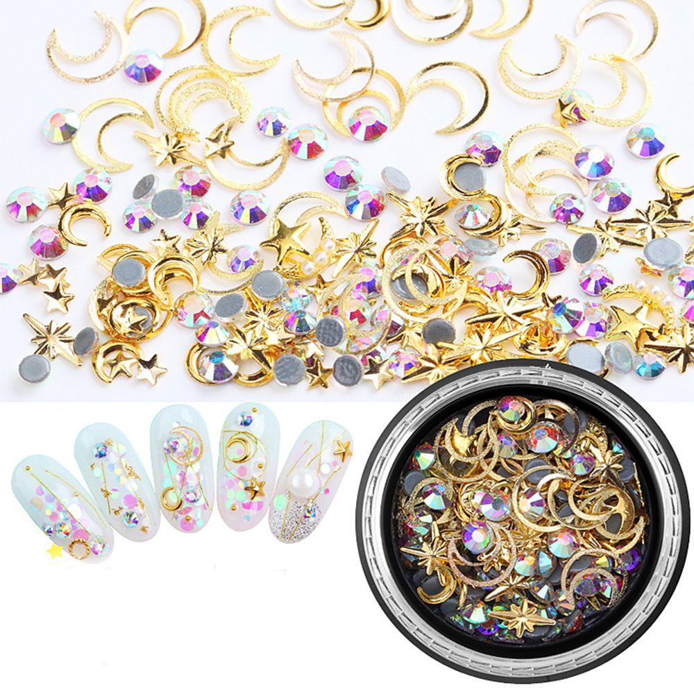 OCEANMAP Hạt Charm 3D Lấp Lánh Đính Móng Nghệ Thuật DIY