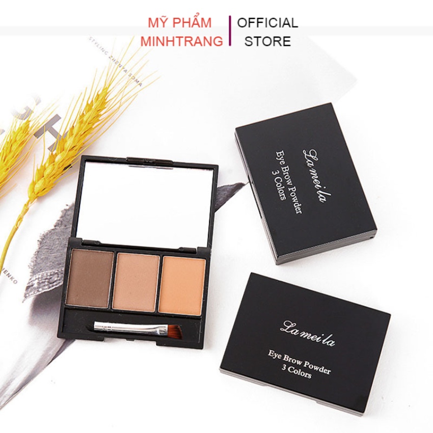 Bột tán lông mày,tán chân mày Lameila 3605 Eye Brow Powder 3 Colors dạng phấn tạo đôi chân mày tự nhiên,độ bám màu cao