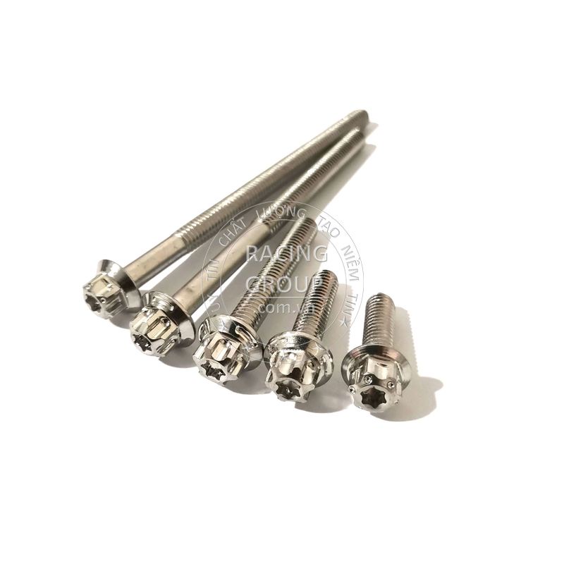 Ốc lốc máy Salaya 6li15, 6li20, 6li30, 6li40, 6li50, 6li65, 6li80, 6li90 đầu trụ và gắn nhiều vị trí trên xe