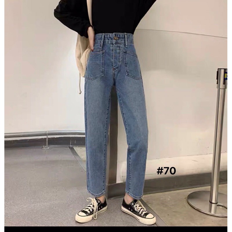 JEAN THÁI BIGSIZE ảnh thật- quần baggy lưng cao | BigBuy360 - bigbuy360.vn