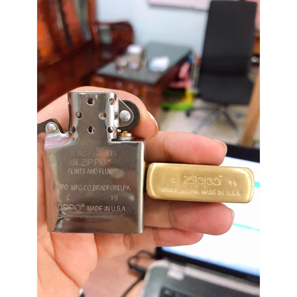 Vỏ Bật Lửa Zippo khắc 5 MẶT HÌNH THIẾU NỮ