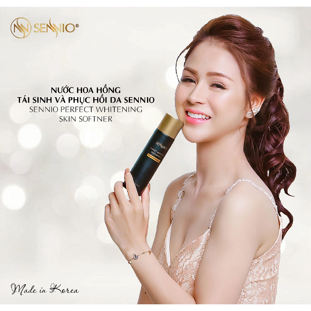 [HÀNG NHẬP KHẨU] Nước Hoa Hồng Tái Sinh Và Phục Hồi Da SENNIO Perfect Whitening Skin Softner