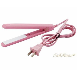 Máy duỗi tóc kitty hồng phấn - Máy duỗi tóc mini kitty
