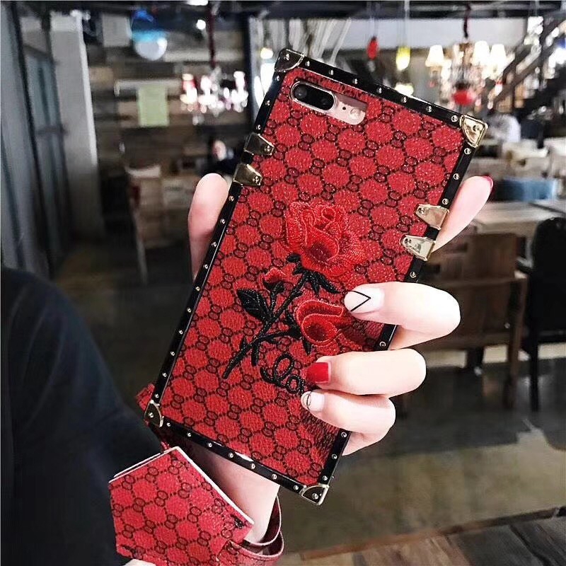 Printed leather for the red-strap texture Case For OPPO F7 F5 F1S A83