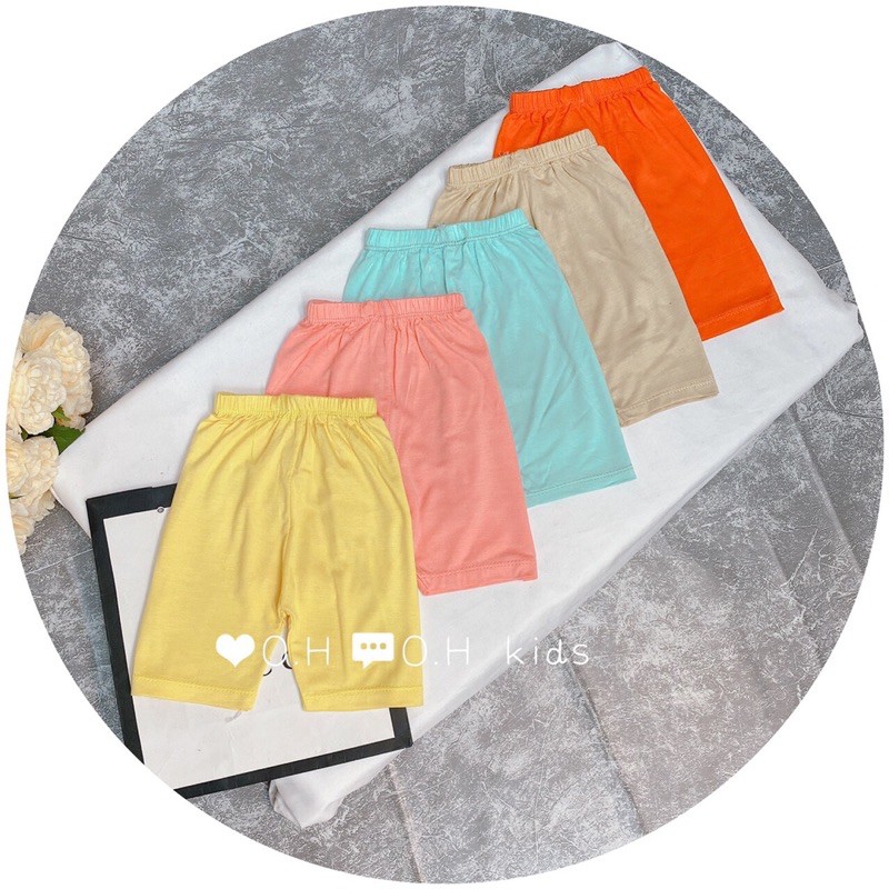 Quần Legging Đùi Bé Gái Thun Lạnh 5 - 16kg Mềm Mát