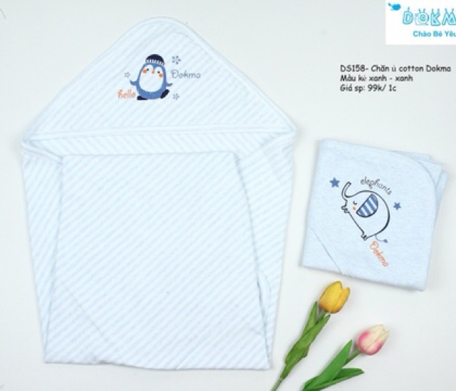 Ủ cotton sơ sinh Dokma