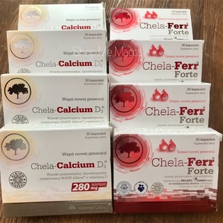 Cặp Đôi Sắt Chela -Ferr Và Canxi Chela Calcium D3 ( chính hãng )