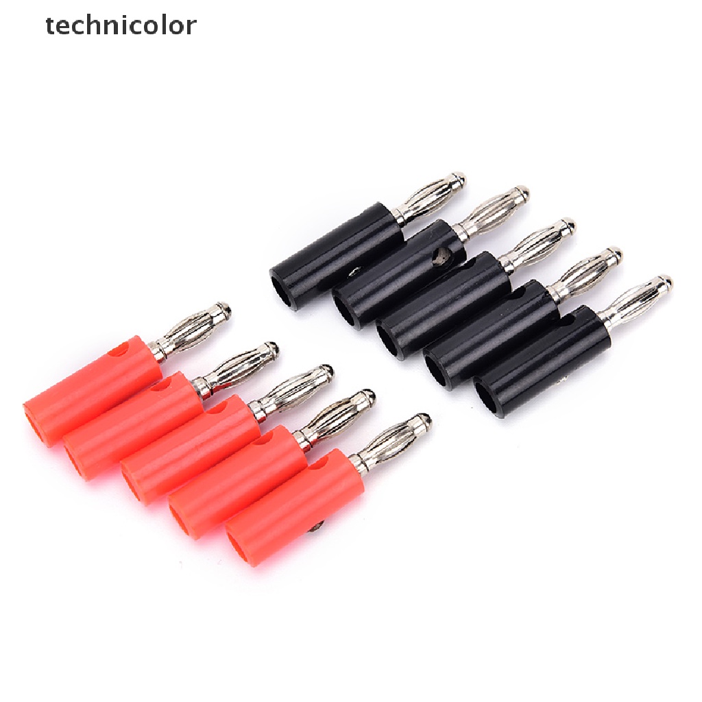 10 Đầu Cắm Bắp Chuối Mạ Niken 4mm