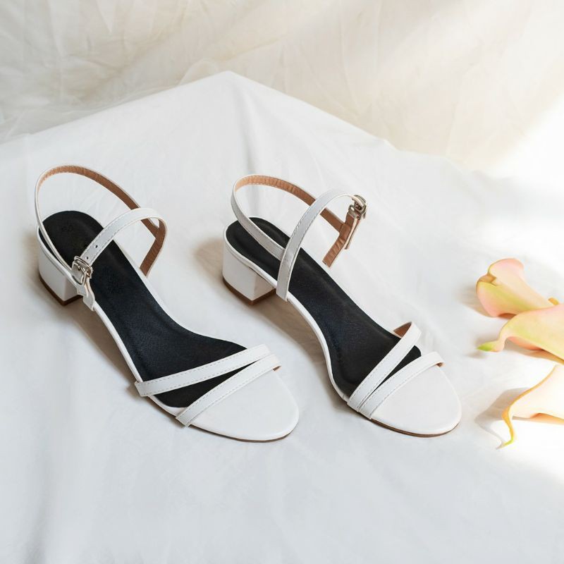 Giày sandal dây mãnh cao 3cm BIG SIZE 32 33 34 40 41 42 43