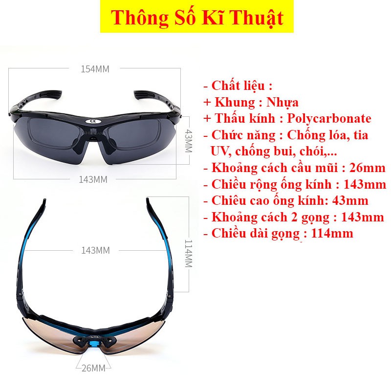 Kính phân cực đổi màu đi ngày và đêm kiểu dáng thể thao  thích hợp đi đạp xe , câu cá, hoạt động dã ngoại PK-41 | WebRaoVat - webraovat.net.vn