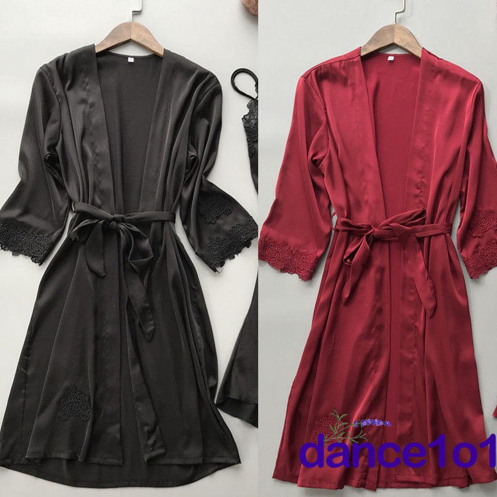 Áo Choàng Lụa Phối Ren Quyến Rũ | BigBuy360 - bigbuy360.vn