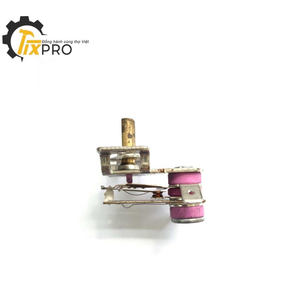 Rơ le, Relay lưỡng kim KST201 2 tai bắt vít dùng cho lò nướng, nồi cơm, nồi áp suất