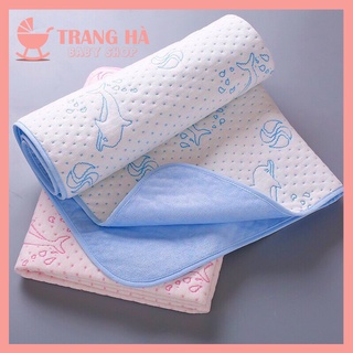 Lót Chống Thấm Thay Bỉm Cho Bé Sơ Sinh 4 Lớp Siêu Mềm Siêu Thấm Kích Thước 30 x30cm