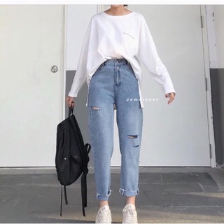 Baggy jeans 2 nút 2pt