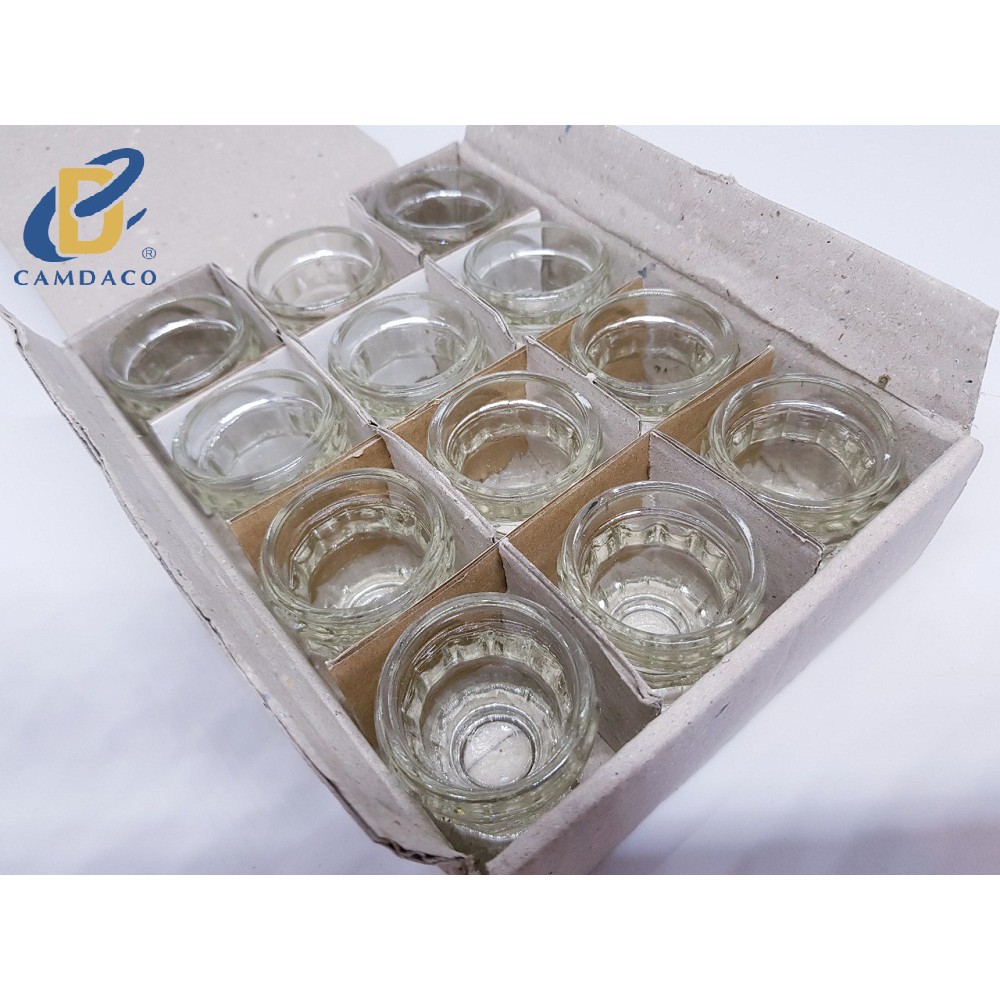 Bộ 12 Ly Thủy Tinh Rượu Mắt Tre 5ML Cẩm Đạt
