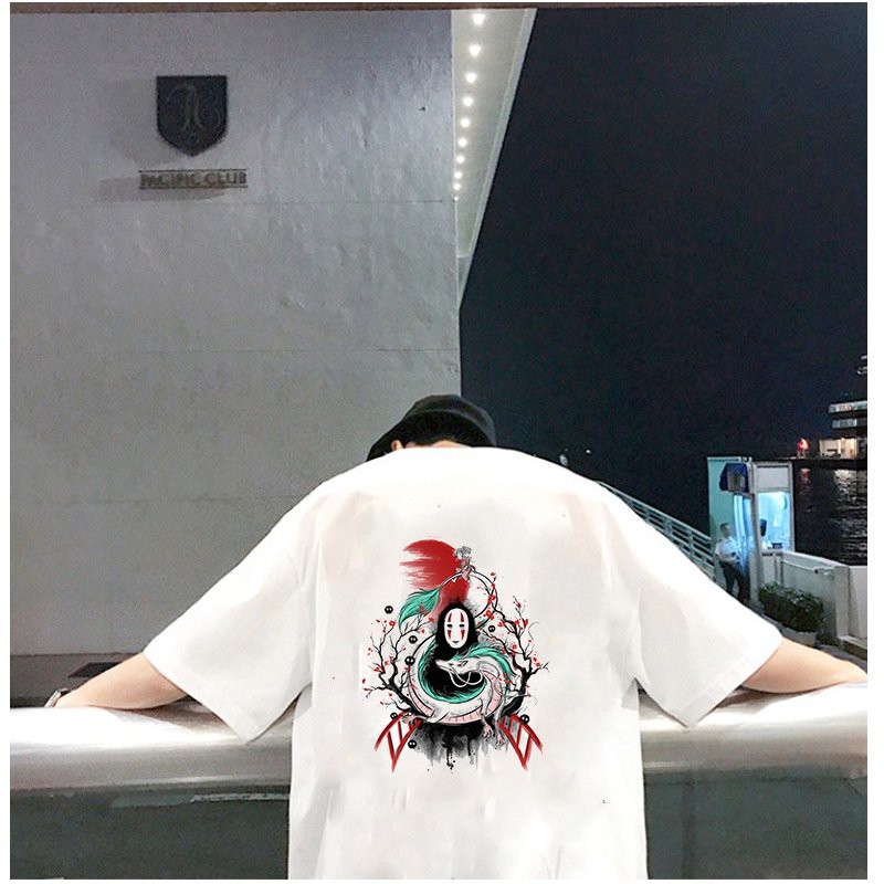 Áo thun unisex form rộng họa tiết vô diệm phong cách Nhật Bản vải dày mịn 2020T2480