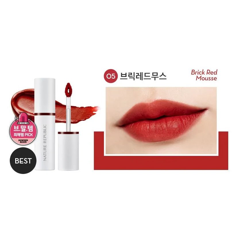 son Nature Republic By Flower Triple Mousse Tint (4.5g) | BigBuy360 - bigbuy360.vn