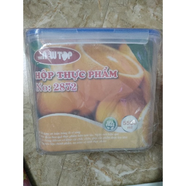 Hộp Đựng Thực Phẩm 4 Khoá Four Lock Dung Tích 5500ml - Hộp Đựng Thực Phẩm Song Long Hàng Cao Cấp