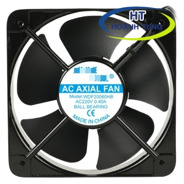Quạt vuông hút thổi 2 tấc kích thước 200x200x60 dây đồng vỏ nhôm giải nhiệt điện áp 220VAC chất lượng tốt
