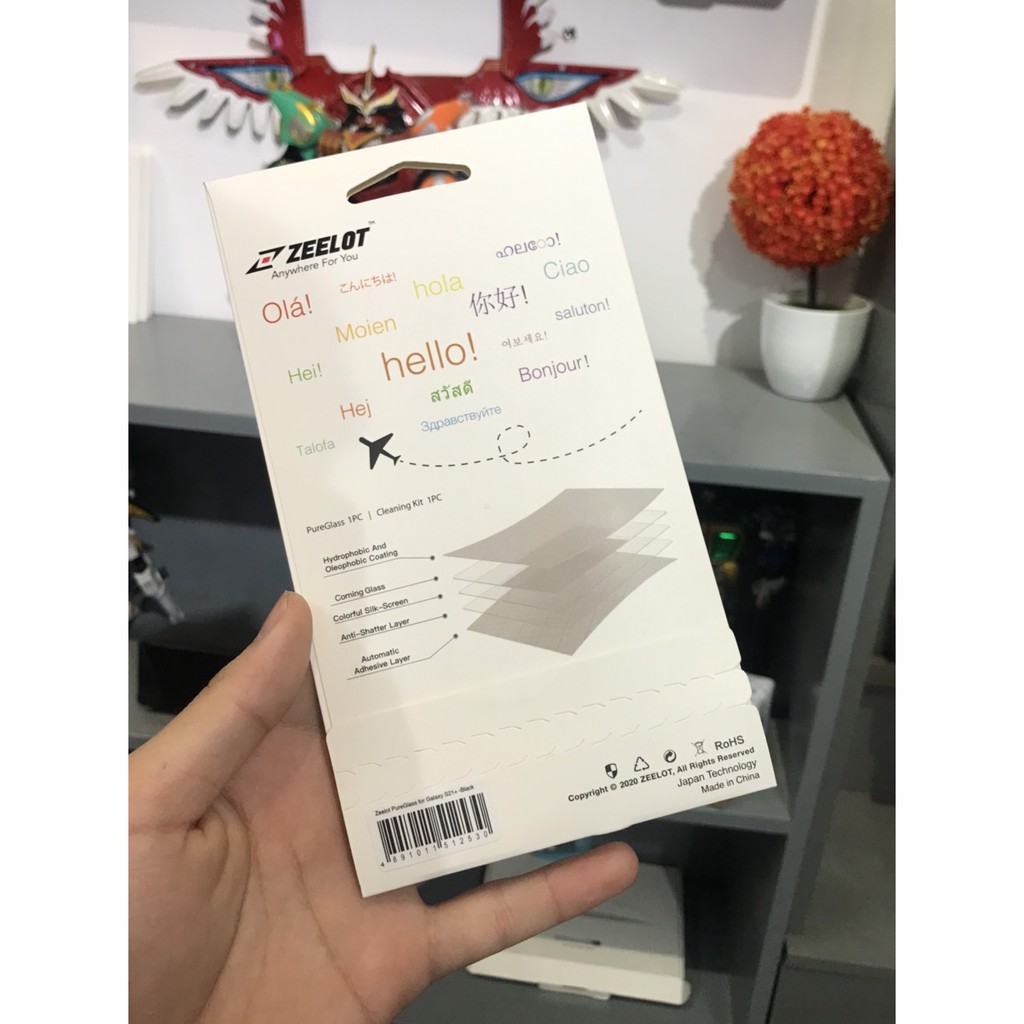 Kính Cường Lực Zeelot 3D UV Samsung Galaxy S21 / S21+ / S21 Ultra - Hàng Chính Hãng