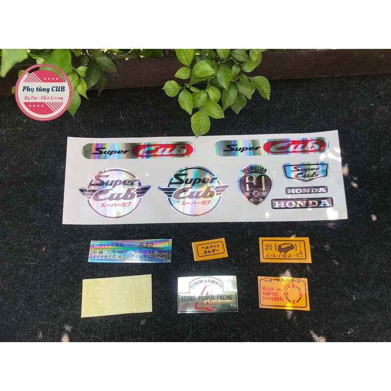 Tem cub đặc biệt ( kèm bộ tem thông số)