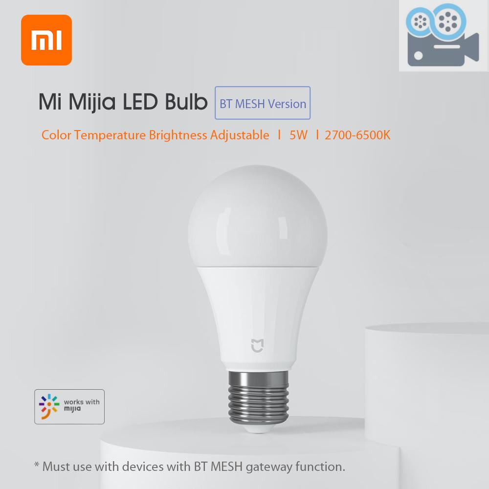 XIAOMI Bóng Đèn Led E27 5w 2700- 6500k Có Thể Điều Chỉnh Độ Sáng