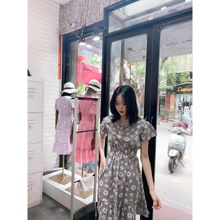 Váy hở vai hoa nhí 💋