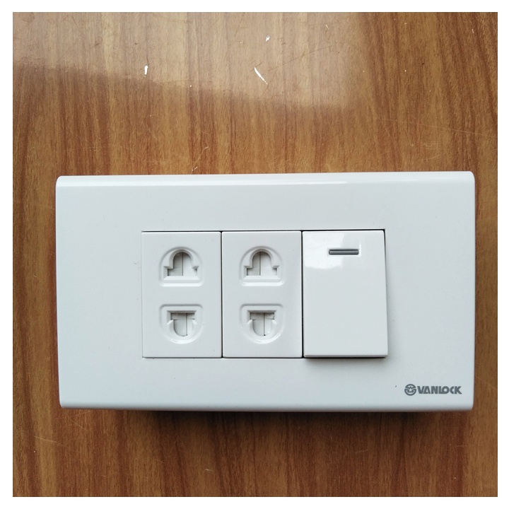 Ổ cắm - Công tắc SINO Dòng S18CC - Chính hãng