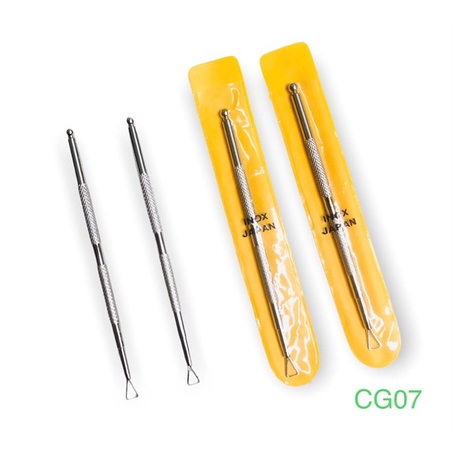 Cạo gel 1 đầu, 2 đầu Inox Japan chuyên dụng làm móng - Sushi nail mi