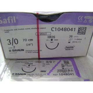 Combo 10 sợi chỉ tiêu Safil 3/0