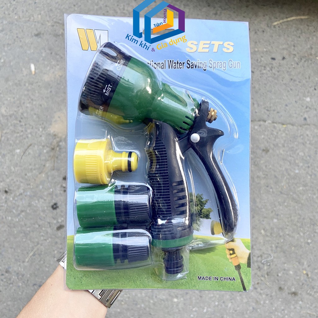 Súng Tưới Cây (Súng Rửa Xe) Aqua Mate - 6 chế độ