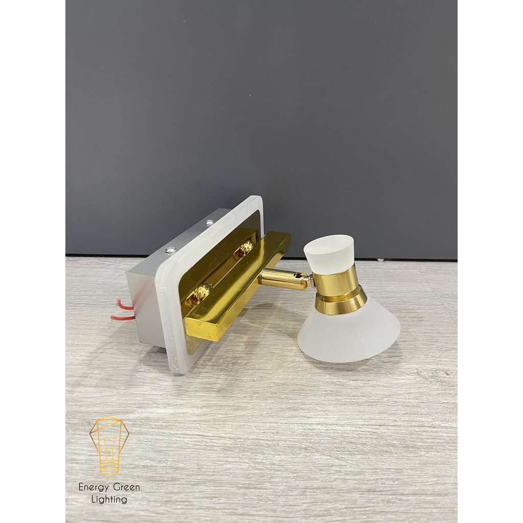 Đèn soi tranh - Đèn rọi gương Energy Green Lighting Led 1 Đèn chiếu sáng 7475-1 - Điều chỉnh góc chiếu - 3 Chế độ ánh sá