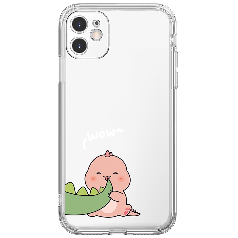 Ốp lưng JURSUE mềm hoạt hình cặp đôi dễ thương đẹp cho iPhone 13 12 11 Pro Max SE 2020 X XR XS ip 8 7 6 6S Plus kute Y73