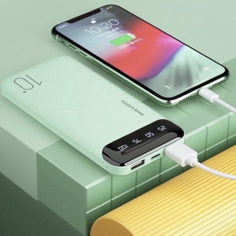 Sạc Dự Phòng 20000 mAh WK163 Hỗ trợ hiển thị led hiện phần trăm pin và dung lượng pin thực lớn