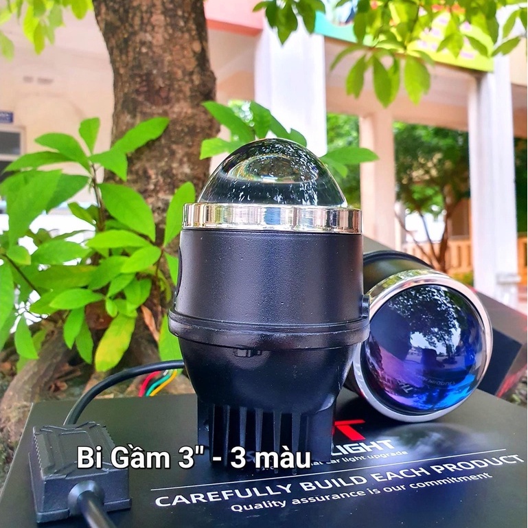 Bi Gầm Phá Sương Ô Tô 3 Nhiệt Màu Vàng - Trắng