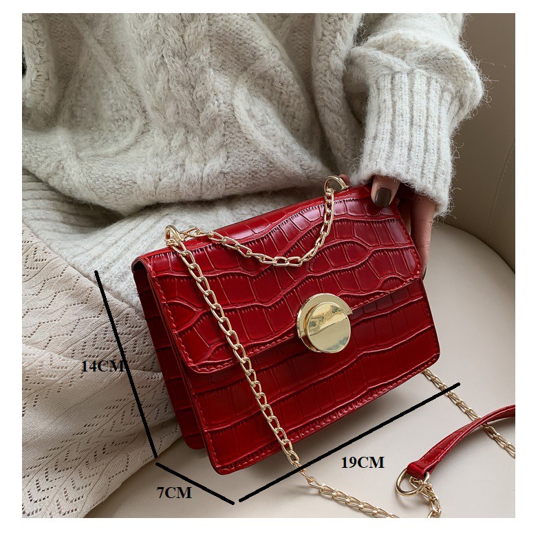 [Mã FAMAYWA2 giảm 10k đơn từ 50k] Túi xách nữ HENA đeo chéo hàng hiệu đẹp HY028 | BigBuy360 - bigbuy360.vn