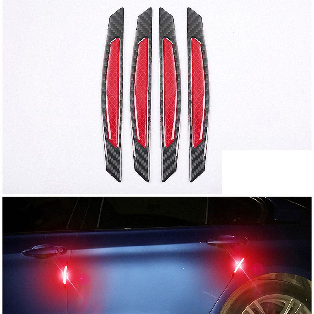 Bộ 4 Miếng Dán Phản Quang Chống Va Chạm Cho Xe Hơi