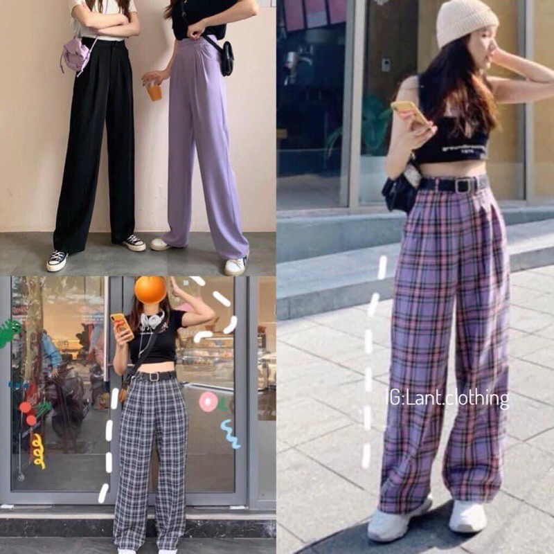 Quần culotte trơn