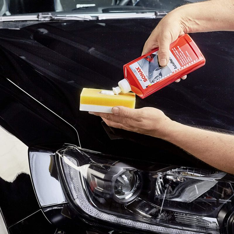 (giá tốt) Đánh bóng sơn mờ, duy trì độ bóng Sonax Car Polish Auto Pulidor 250ml